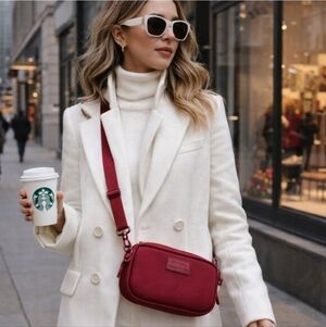 Elegant Red Crossbody Bag